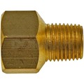 Motormite Brass Pipe Adapter-3/8 In Fnpt X 1/4 In Pipe Fitting, 43126 43126